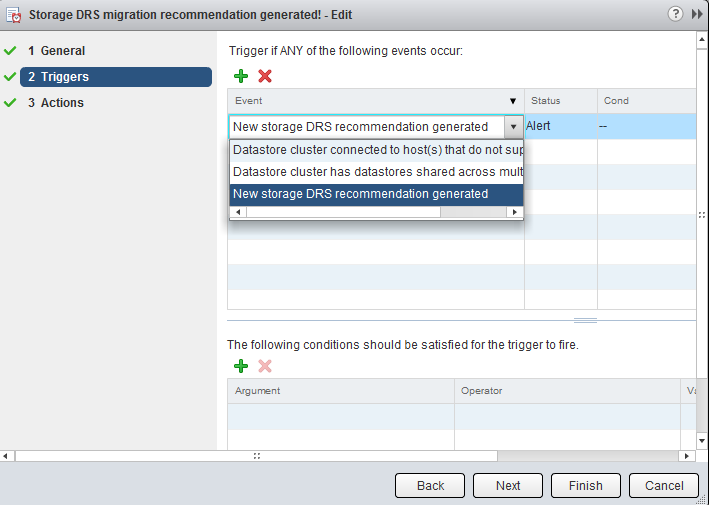 Storage DRS new recommendation trigger