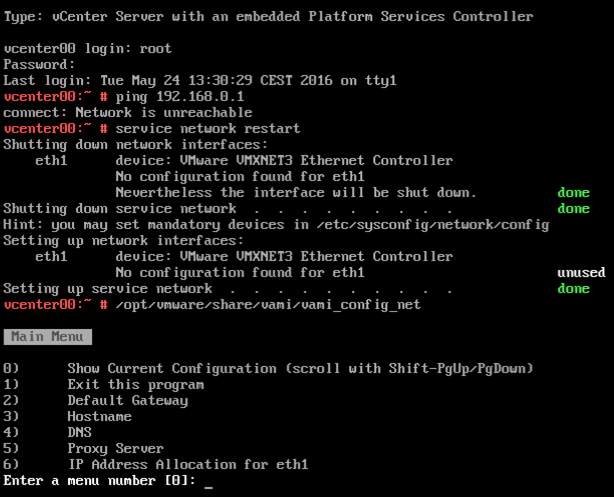 03-VCSA vami_config_net